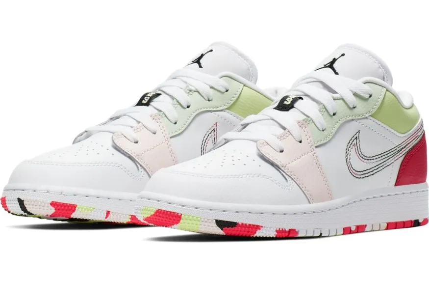 Air Jordan 1 Low (GS) "White Glow"
