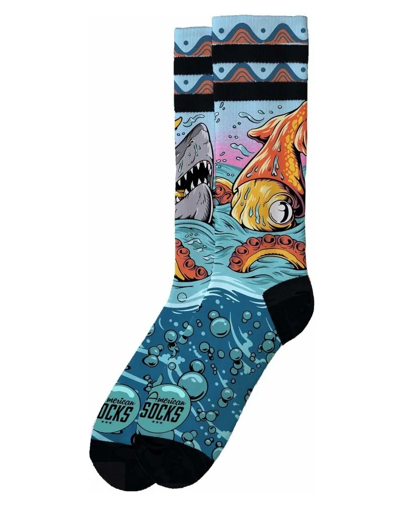 Calcetines american socks sea monsters mid high socks