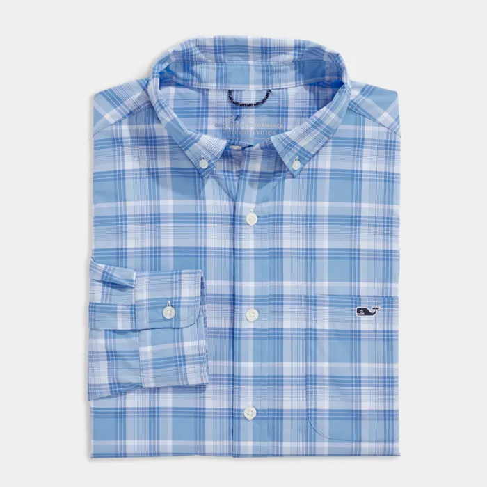 Camisa de nailon a cuadros