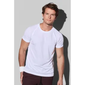 Camiseta ténica manga corta active 140 raglan hombre STEDMAN ST8410