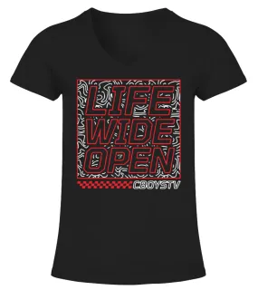 Cboystv Merch Camiseta cuello pico Mujer