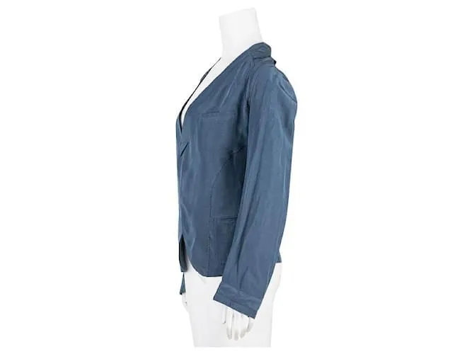 Cárdigan de sastre de Donna Karan Azul 