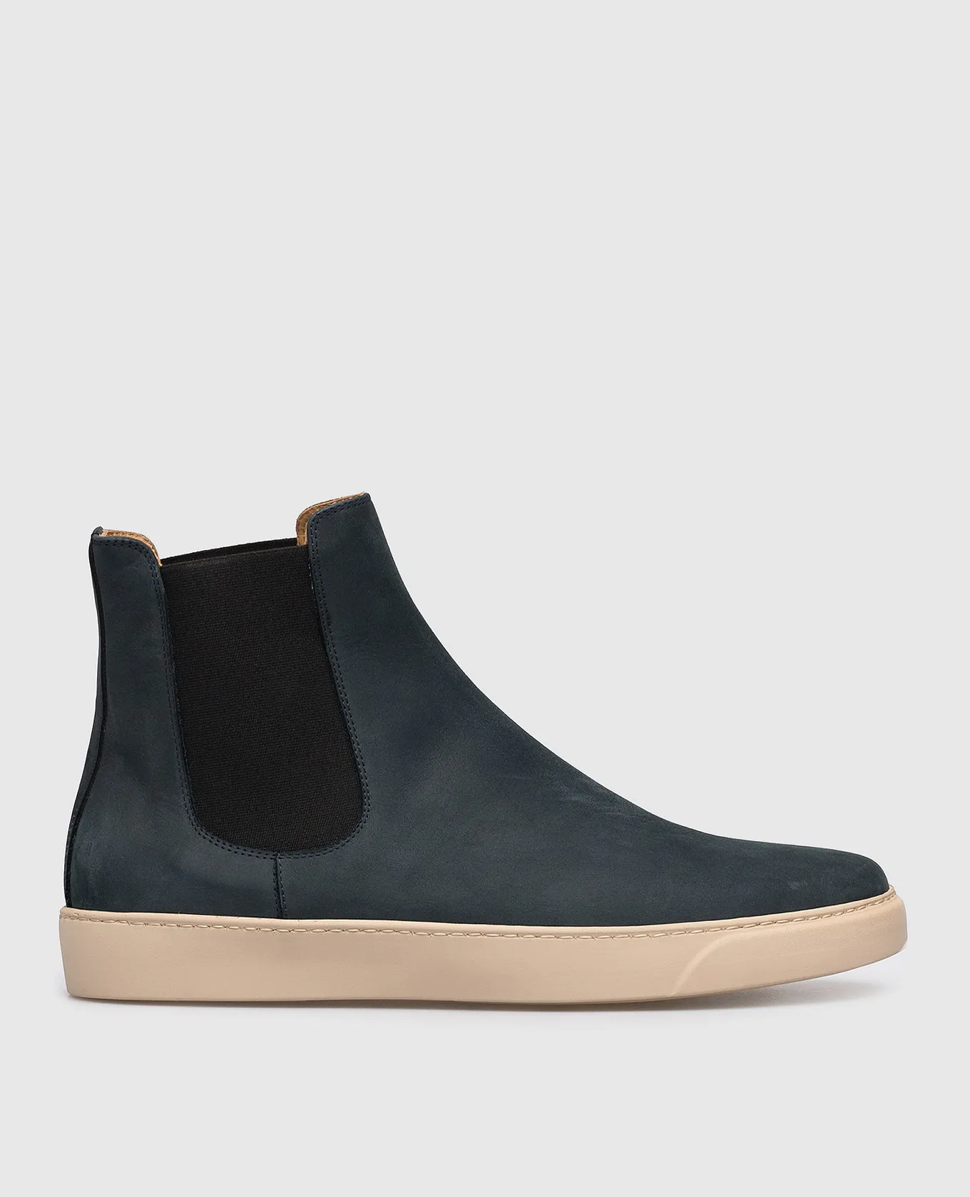 Enrico Mandelli Blue leather Chelsea boots
