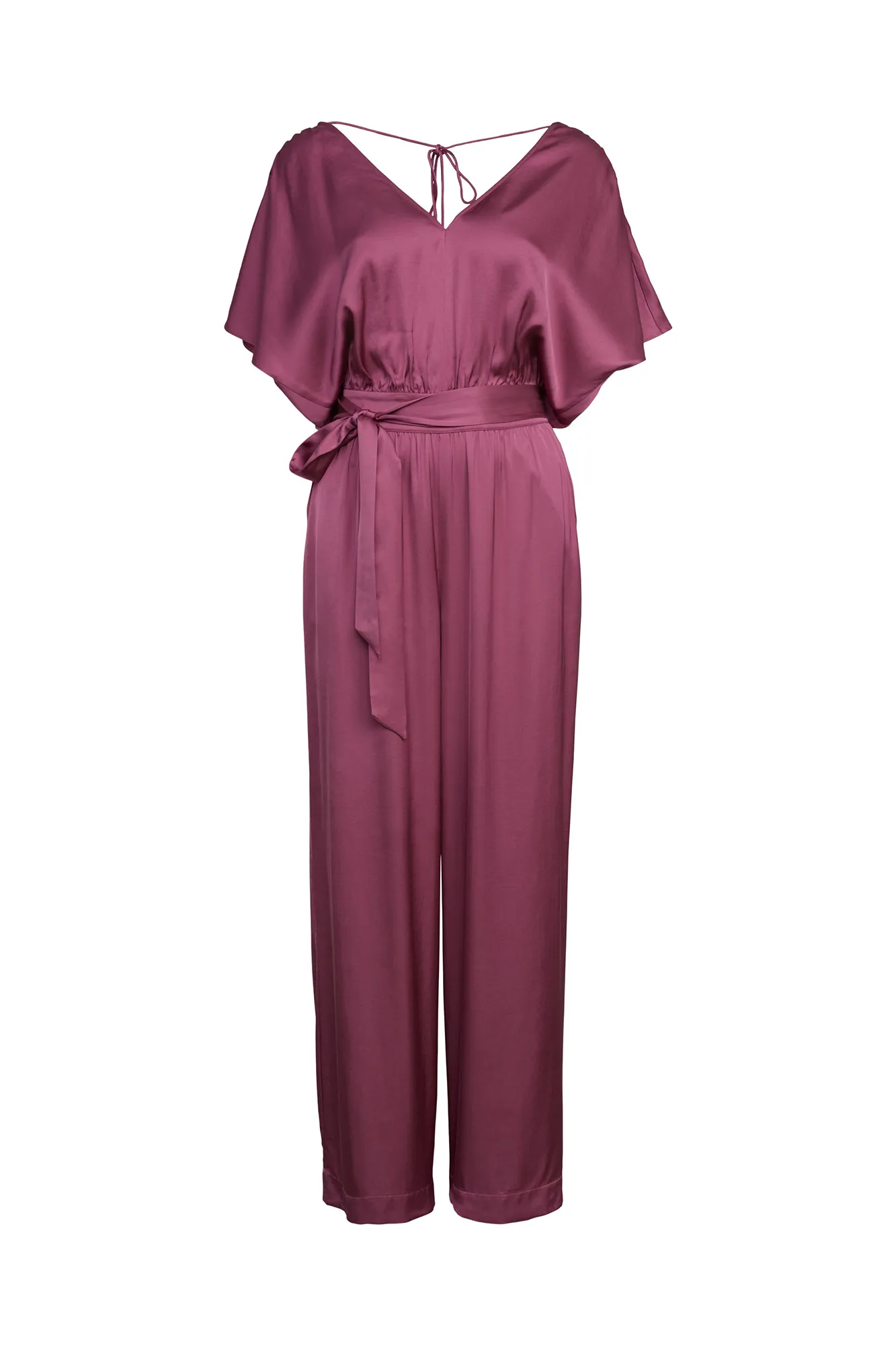 Esprit Mono wide leg satinado viscosa