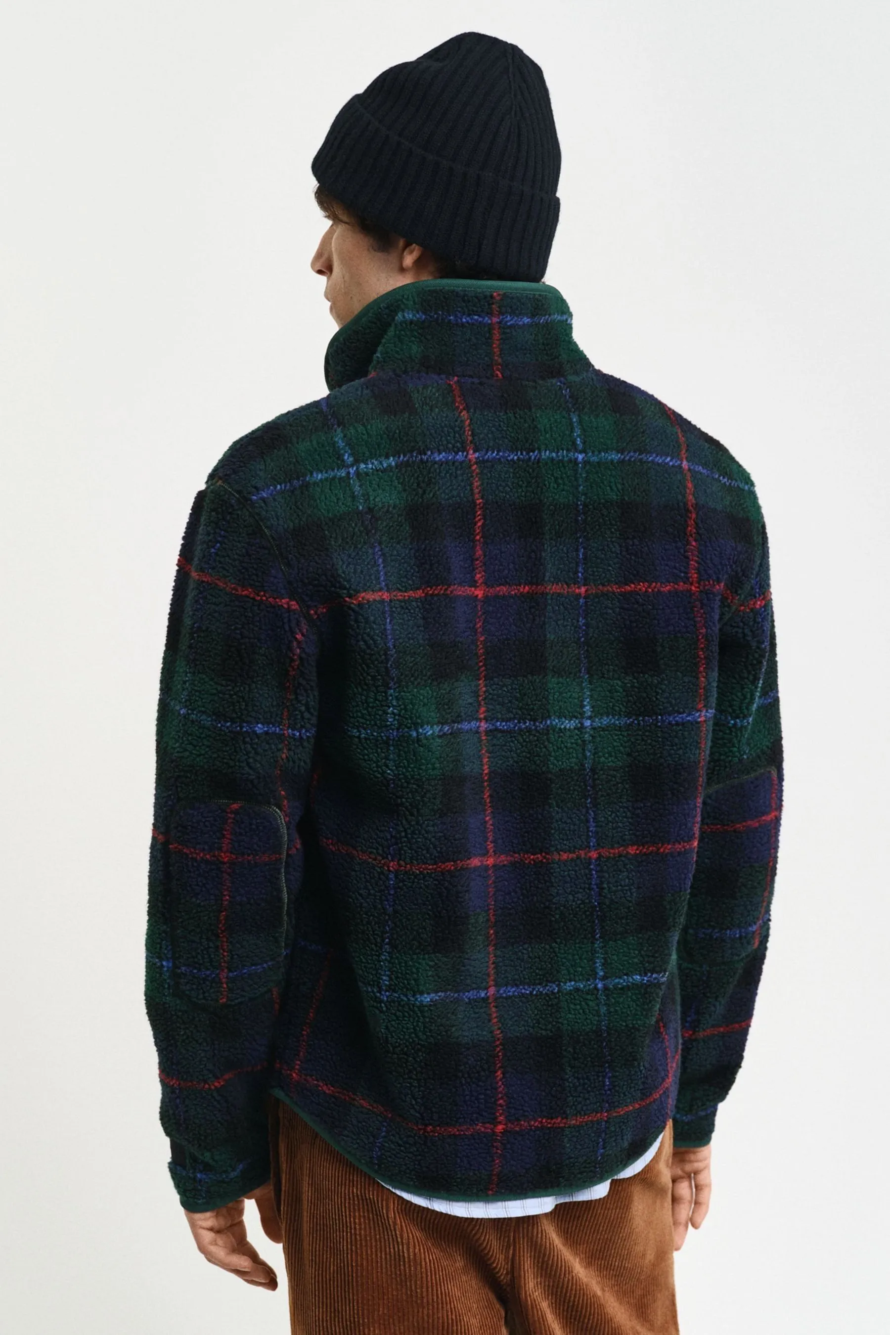 GANT Checked Fleece Jacket