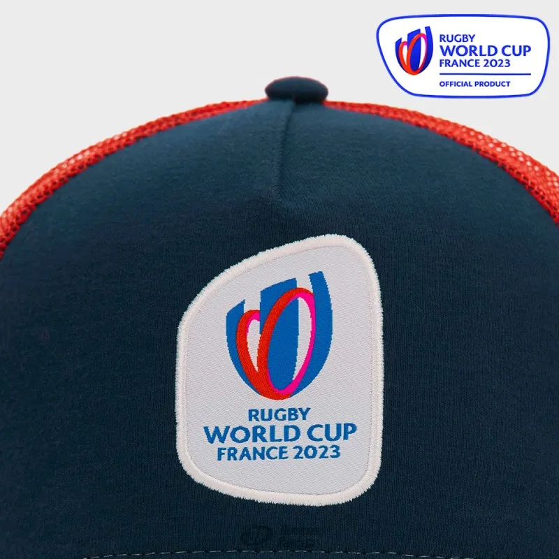 Gorra custom RWC marino-rojo