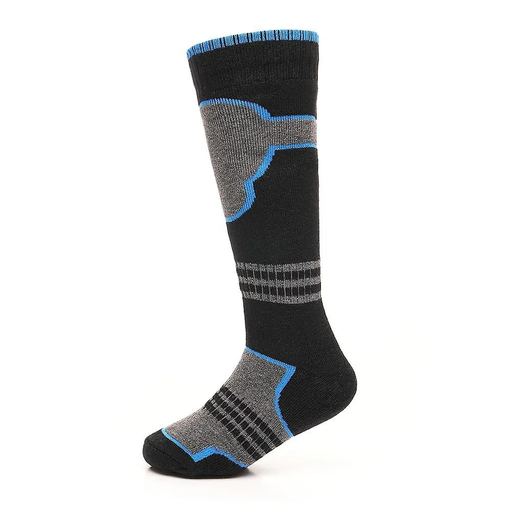 Kids Boys Thermal Ski Socks Winter 2 Pack Skiing Snowboarding Hiking Warm Socks