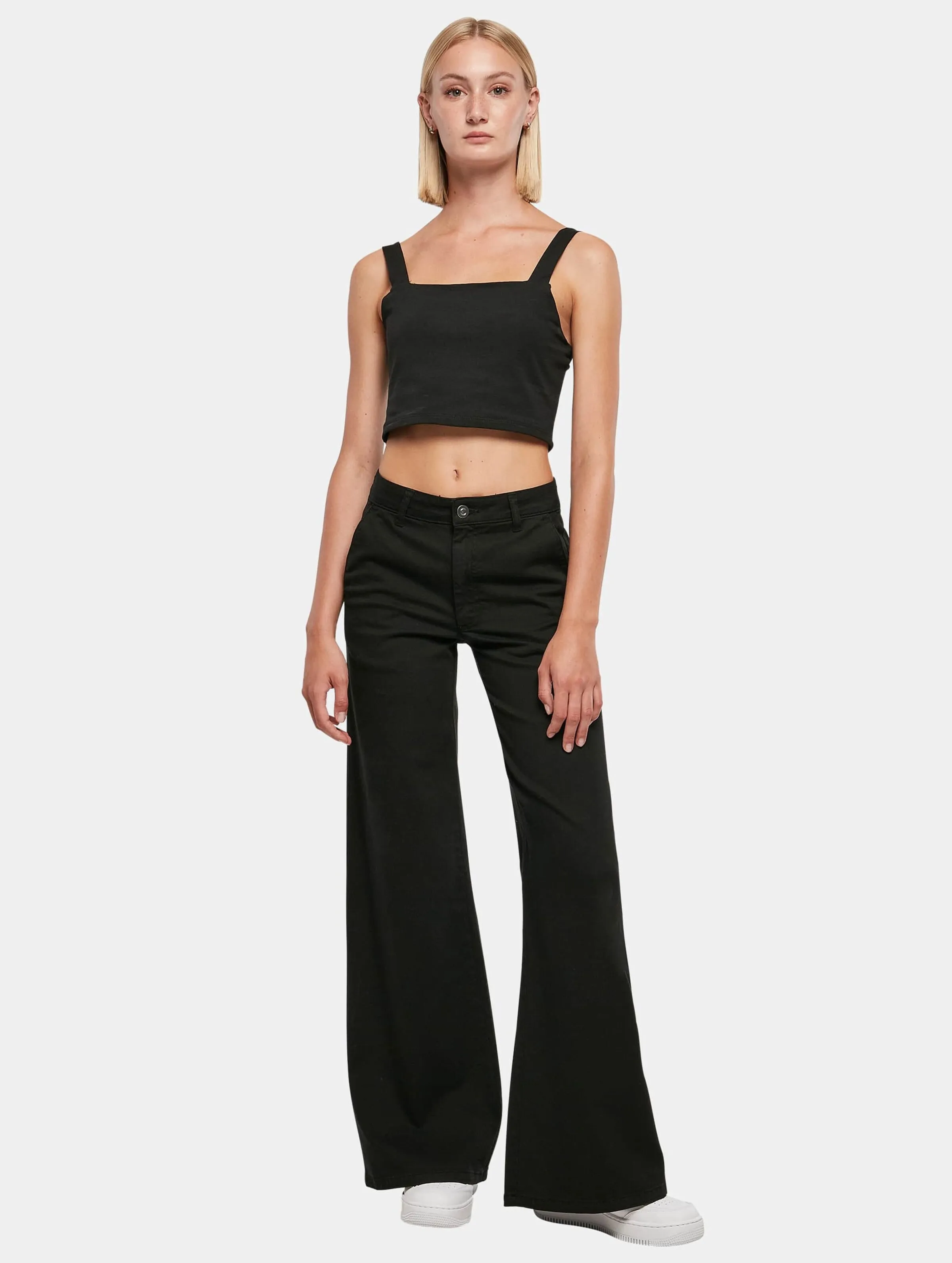 Ladies High Waist Wide Leg