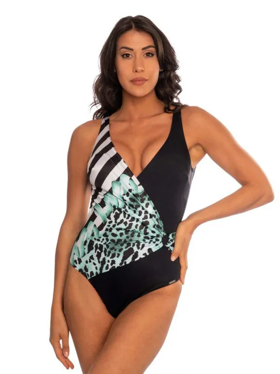 Linea Sprint Bañador de mujer de una pieza con copas fijas y relleno