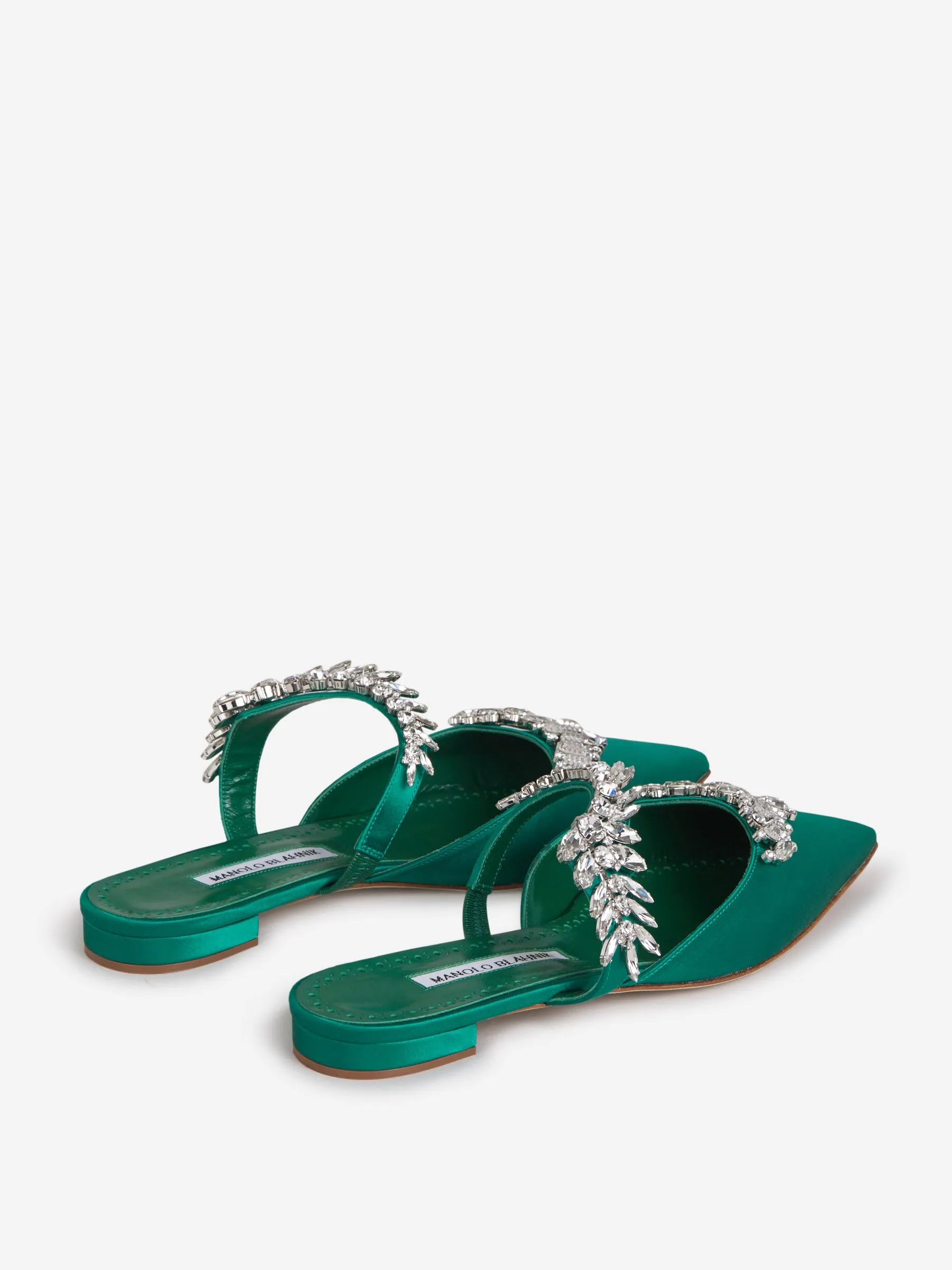 Manolo Blahnik Mules Lurumflat Seda
