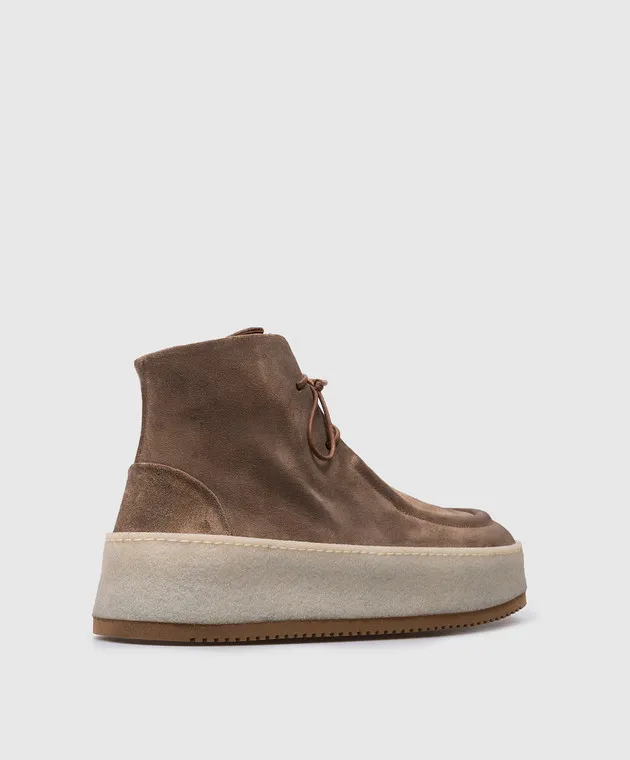 Marsell Parapana Brown Suede Boots