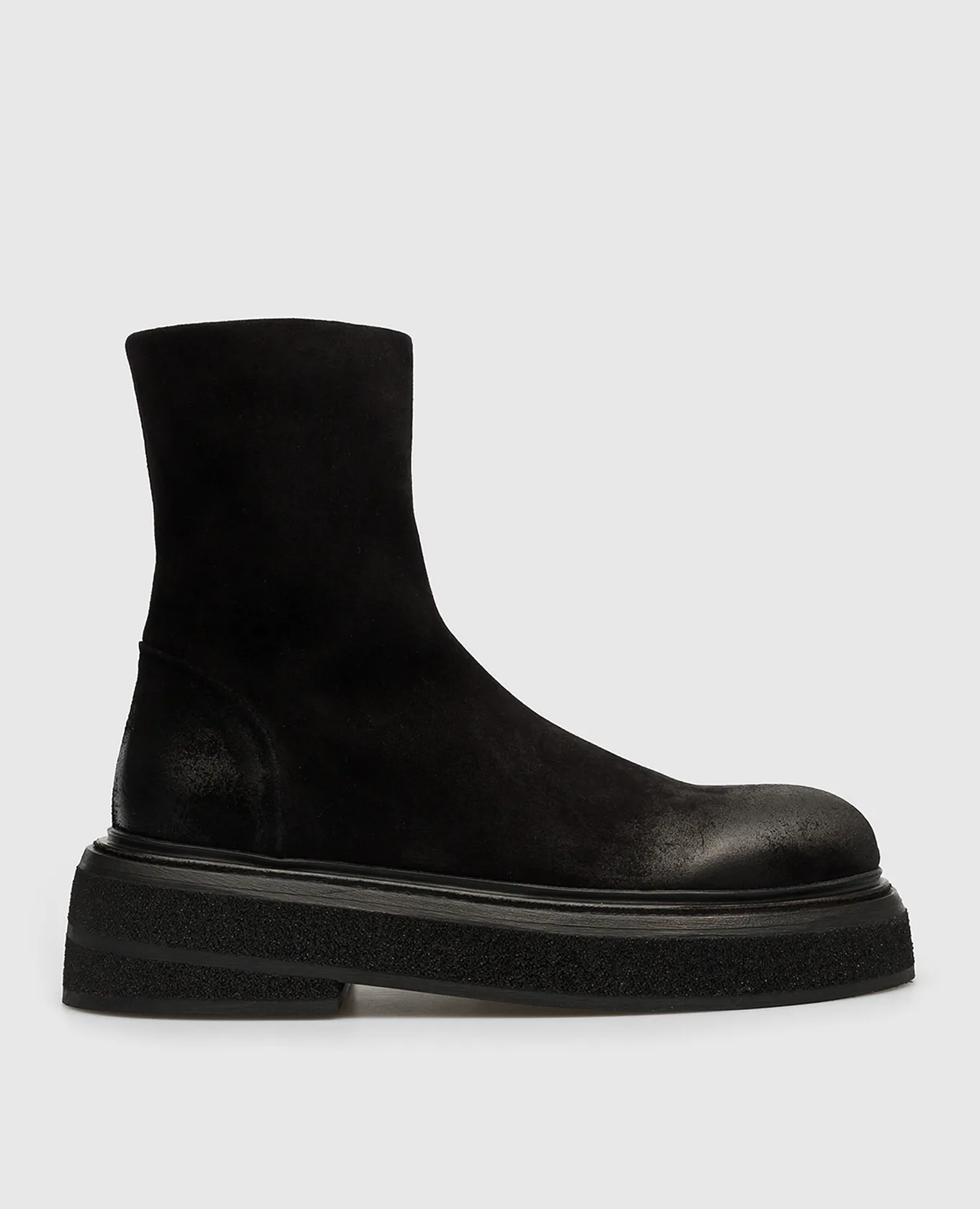 Marsell Zuccone Black Suede Boots