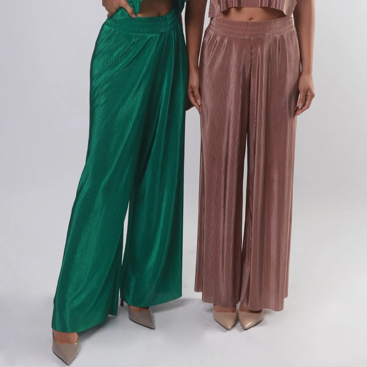 Pantalon Plizado Wide Leg Now Prime