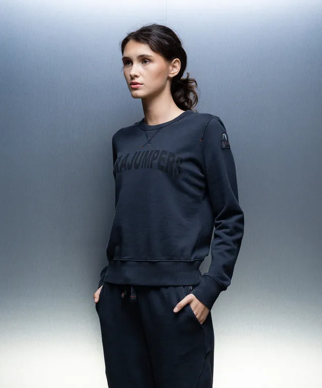 Parajumpers Bianca gray logo sweatshirt