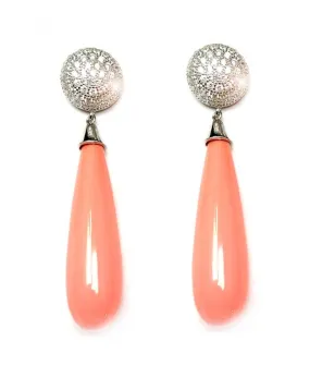 PENDIENTES MUJER EN CORAL - JOYAS QUE NO PASAN DE MODA