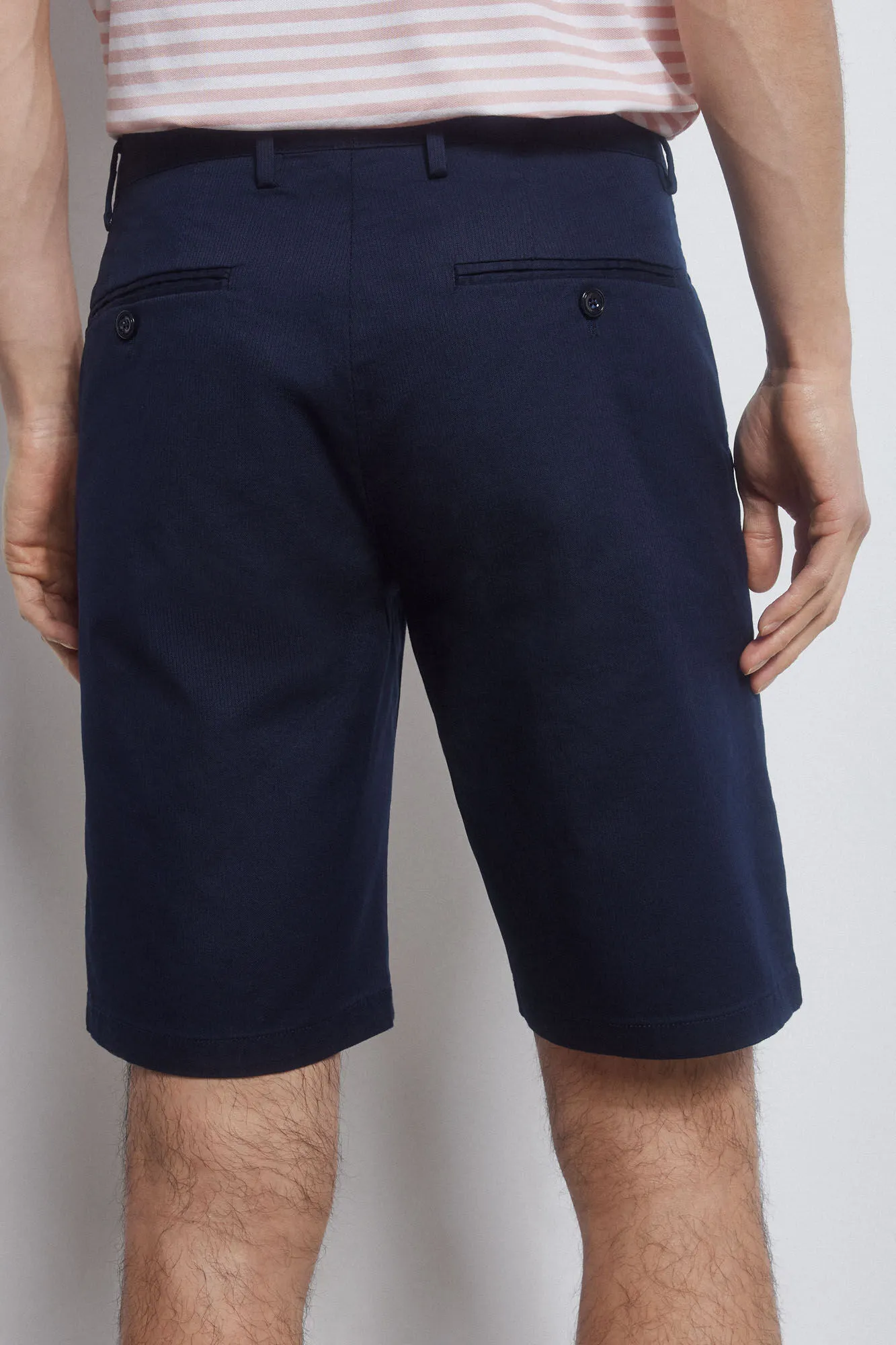 Premium Flex chino-style Bermuda shorts 
