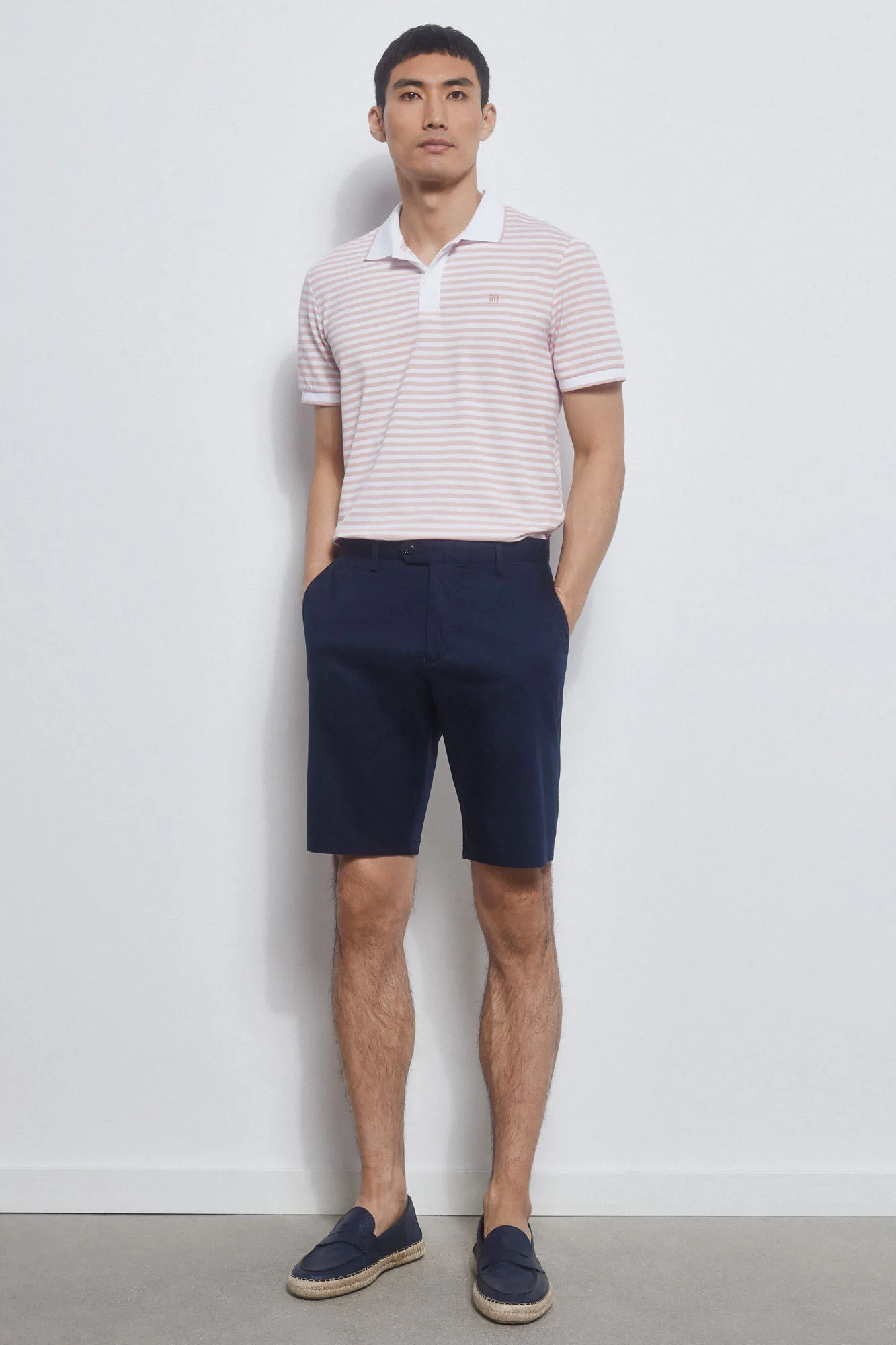 Premium Flex chino-style Bermuda shorts 