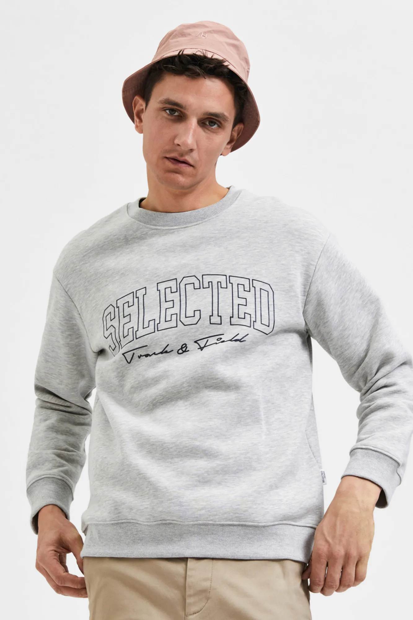 Selected Sudadera de algodón orgánico