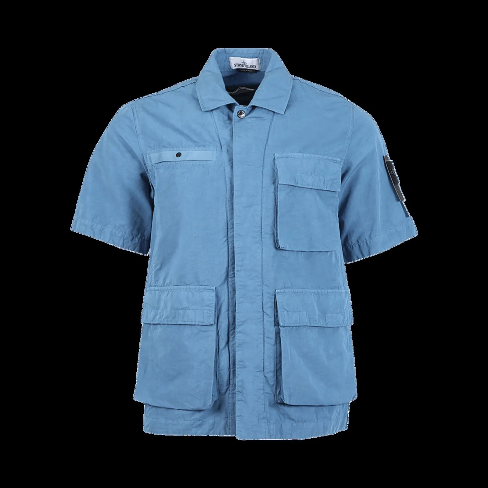Stone Island Short-Sleeve Shirt Jacket