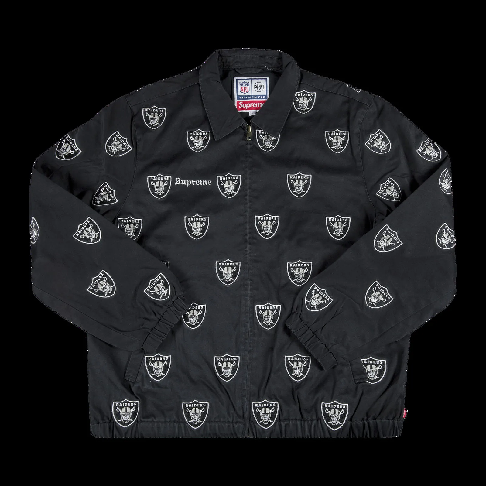 Supreme NFL Raiders '47 Embroidered Harrington Jacket